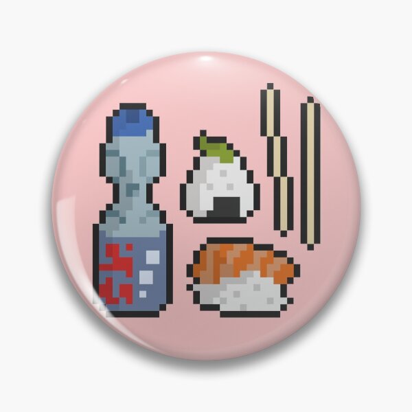 Item preview, Pixel Sushi/Ramune designed and sold by RandomPigeon.