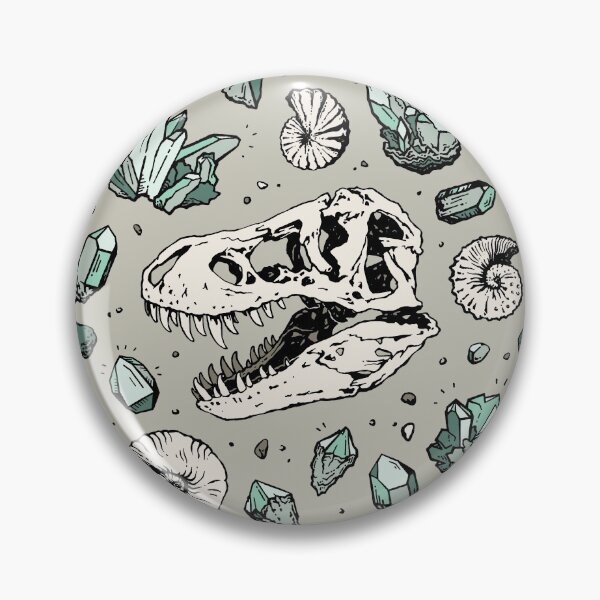 Item preview, Geo-rex Vortex | Aquamarine | Dinosaur Skull Fossil Art designed and sold by OMEGAFAUNA.