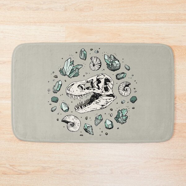 Item preview, Geo-rex Vortex | Aquamarine | Dinosaur Skull Fossil Art designed and sold by OMEGAFAUNA.