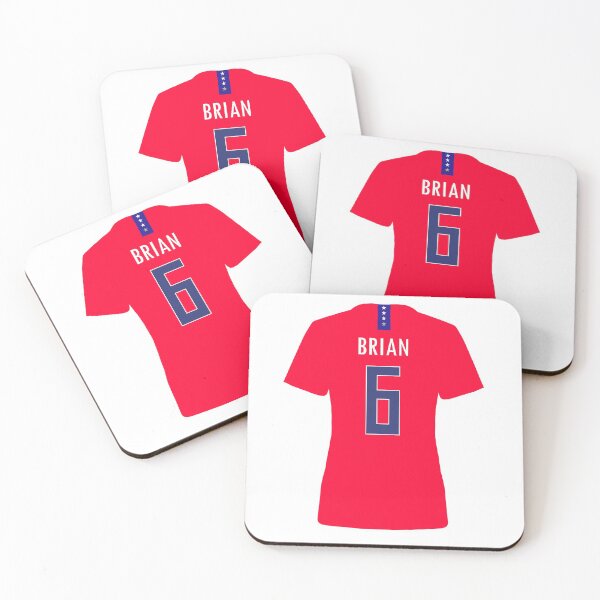 Item preview, Jersey Morgan Brian Red USWNT designed and sold by mappsart.