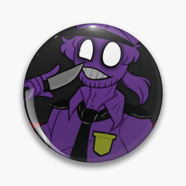 Purple Guy Pin By Koro Megasaki Redbubble - roblox purple guy shirt free