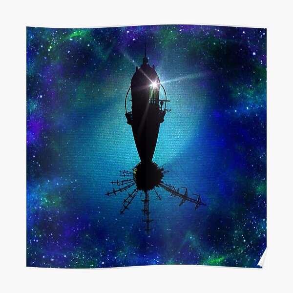 Mini-Planet Lighthouse & Pylon Army Spaced Poster