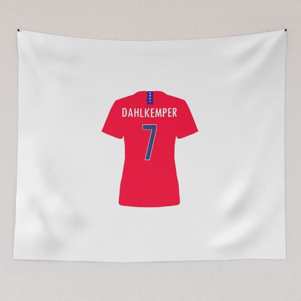 Artikelvorschau, Abby Dahlkemper Red USWNT Trikot entworfen und verkauft von mappsart.
