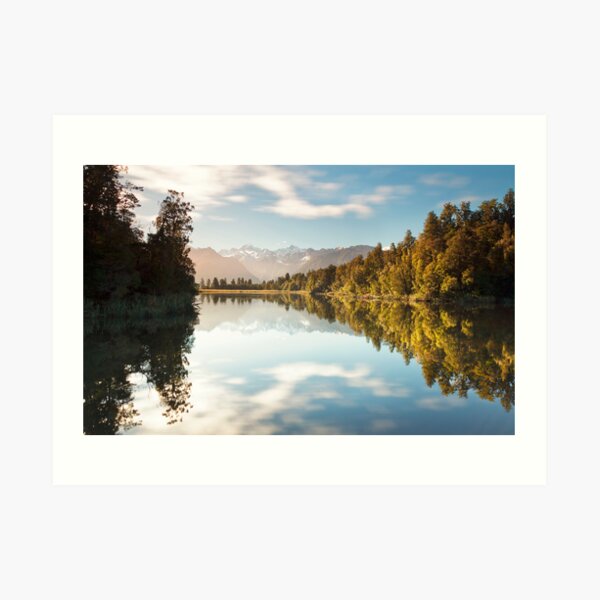 The Colors Of Lake Matheson Art Print