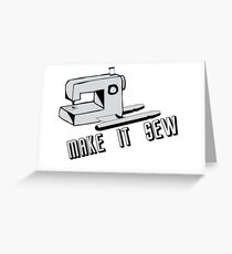 Make it Sew Greeting Card