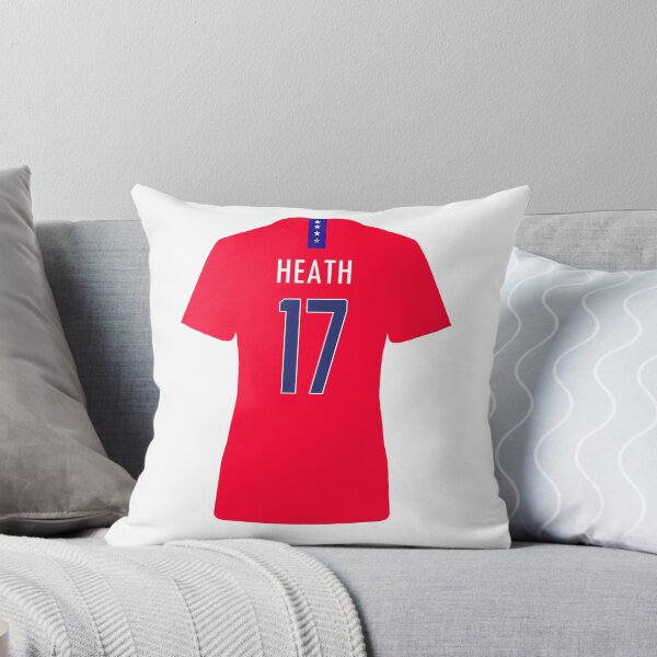 Artikelvorschau, Tobin Heath Red USWNT Trikot entworfen und verkauft von mappsart.