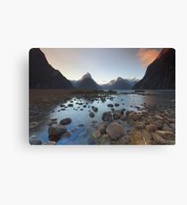 Symphony in Milford Sound Canvas Print