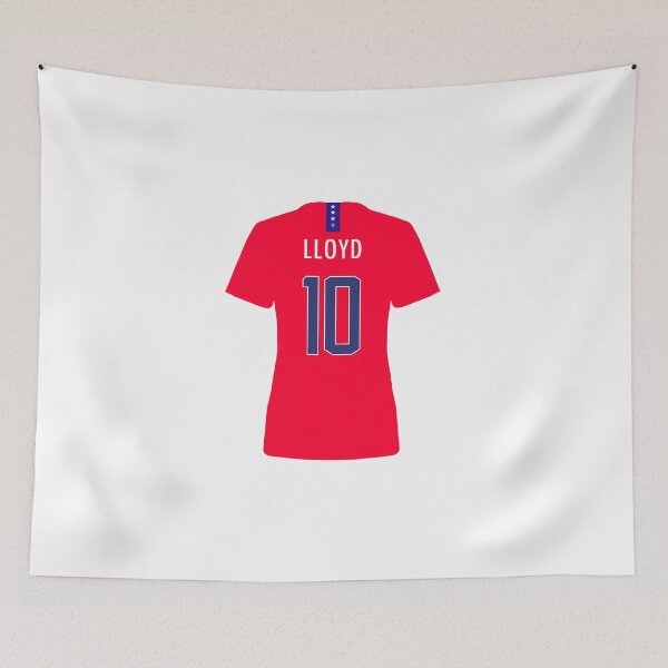 Item preview, Carli Lloyd Red USWNT Jersey designed and sold by mappsart.