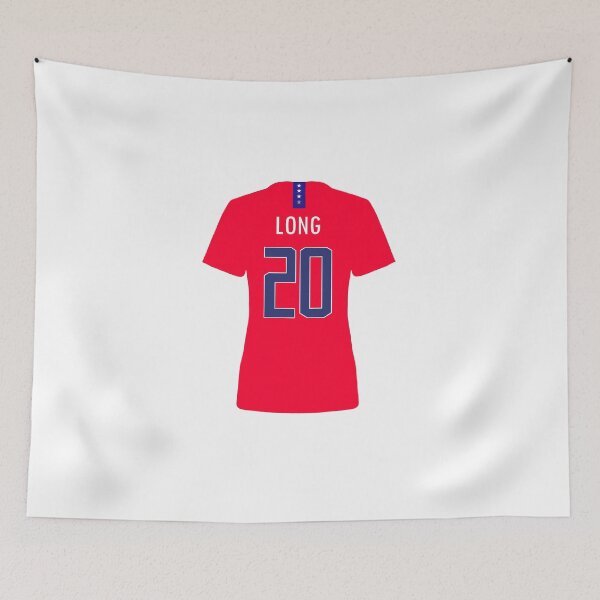Artikelvorschau, Allie Long Red USWNT Trikot entworfen und verkauft von mappsart.
