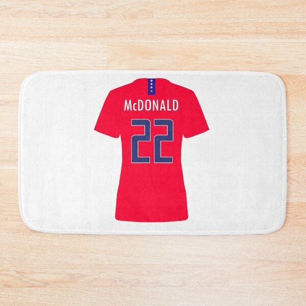 Item preview, Jessica McDonald Red USWNT Jersey designed and sold by mappsart.