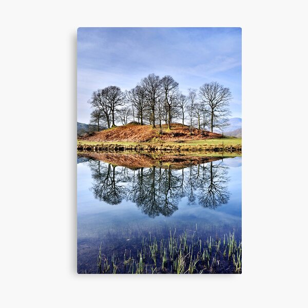 River Brathay Reflections - The Lake District Canvas Print