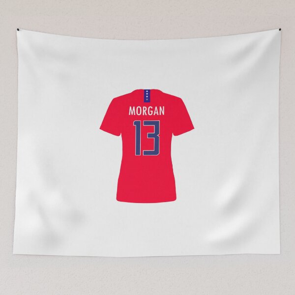 Artikelvorschau, Alex Morgan Red USWNT Trikot entworfen und verkauft von mappsart.