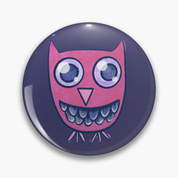 Item preview, Cute pink owl designed and sold by FrictionMaxxing.