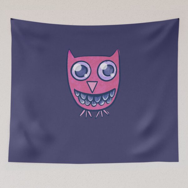 Item preview, Cute pink owl designed and sold by FrictionMaxxing.