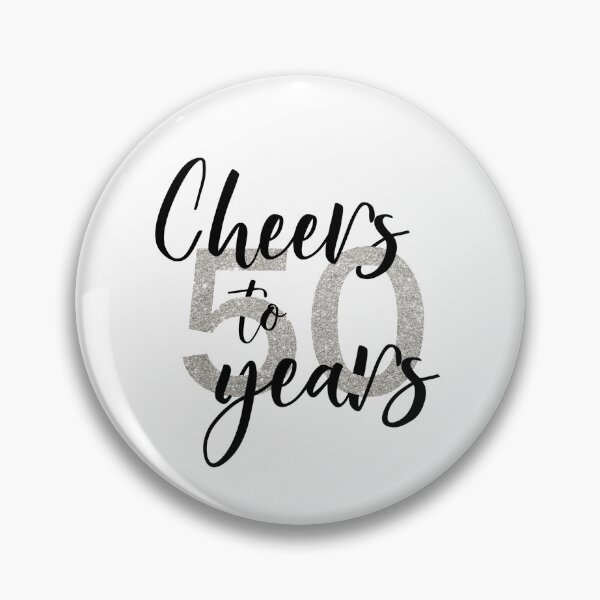 Item preview, Cheers to Fifty 50 Years Birthday designed and sold by ColorFlowArt.