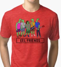 Eel Friends 3 Tri-blend T-Shirt