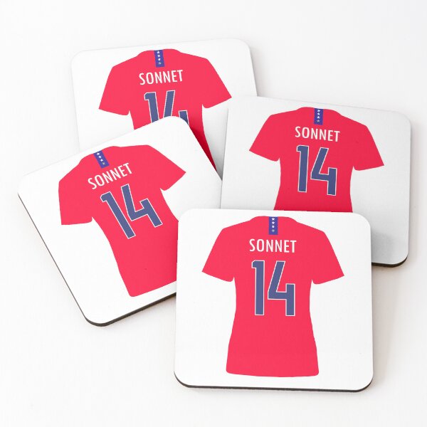 Item preview, Emily Sonnet Jersey rojo USWNT designed and sold by mappsart.