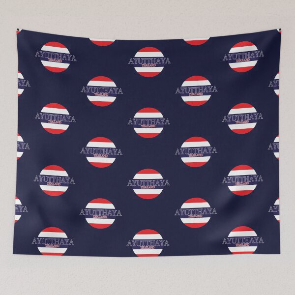 Item preview, Ayutthaya - Thailand Flag Background designed and sold by agsduy.