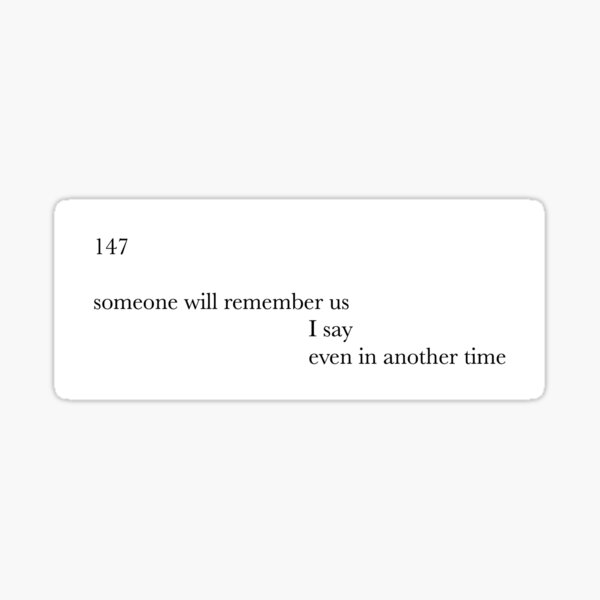 sappho poetry fragment 147 Sticker