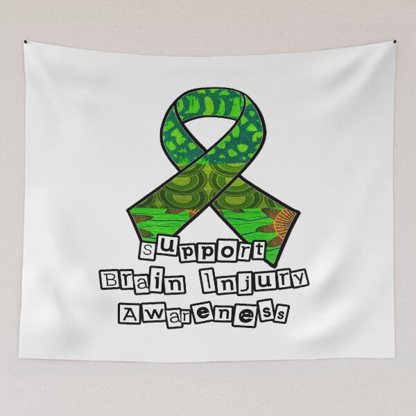 Item preview, Support Traumatic Brain Injury Awareness Ribbon designed and sold by artbyomega.