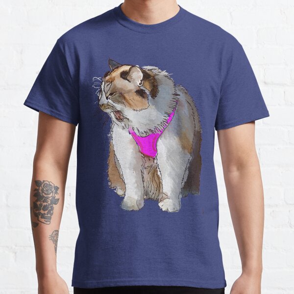 Cat Meowing Classic T-Shirt