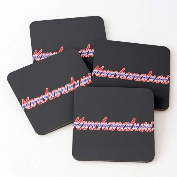 Item preview, Kanchanaburi - Thailand Blue White Red Script designed and sold by agsduy.
