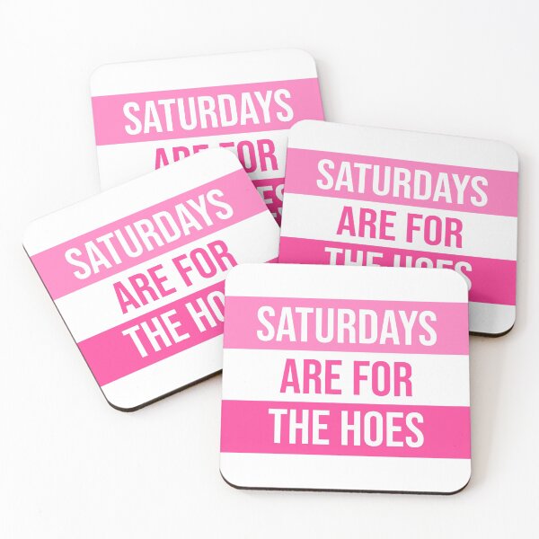 Item preview, Saturdays Are For The Hoes - Pink designed and sold by Thestickerdawg.