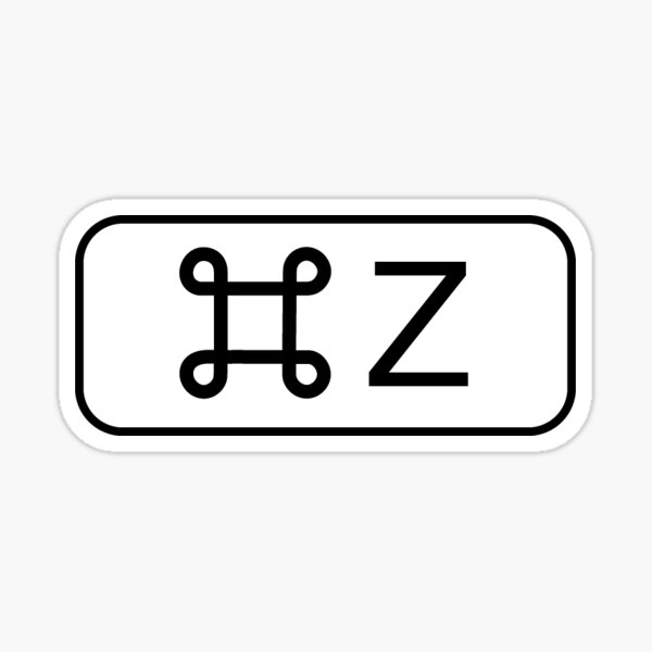 Command Z Sticker