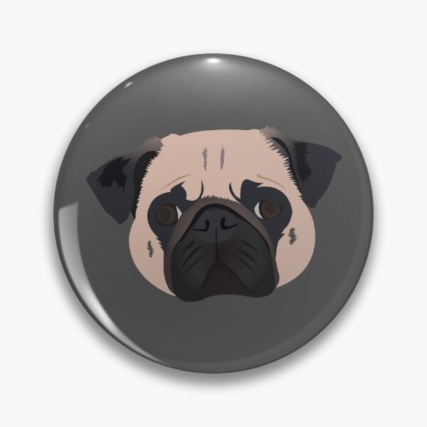 Item preview, Winston the Pug designed and sold by KCPetPortraits.