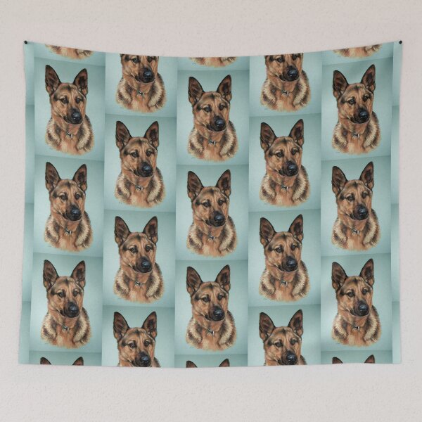 Item preview, German Shepherd designed and sold by Foxloxart.