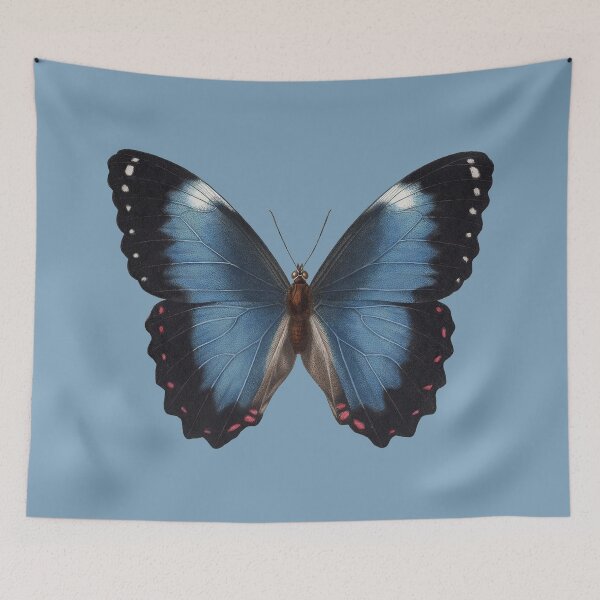 Item preview, Vintage Blue Butterfly Illustration designed and sold by FuzzyHoney.