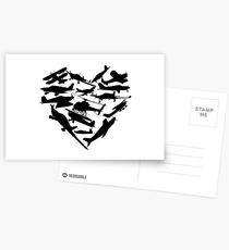 Airplane Heart Postcards