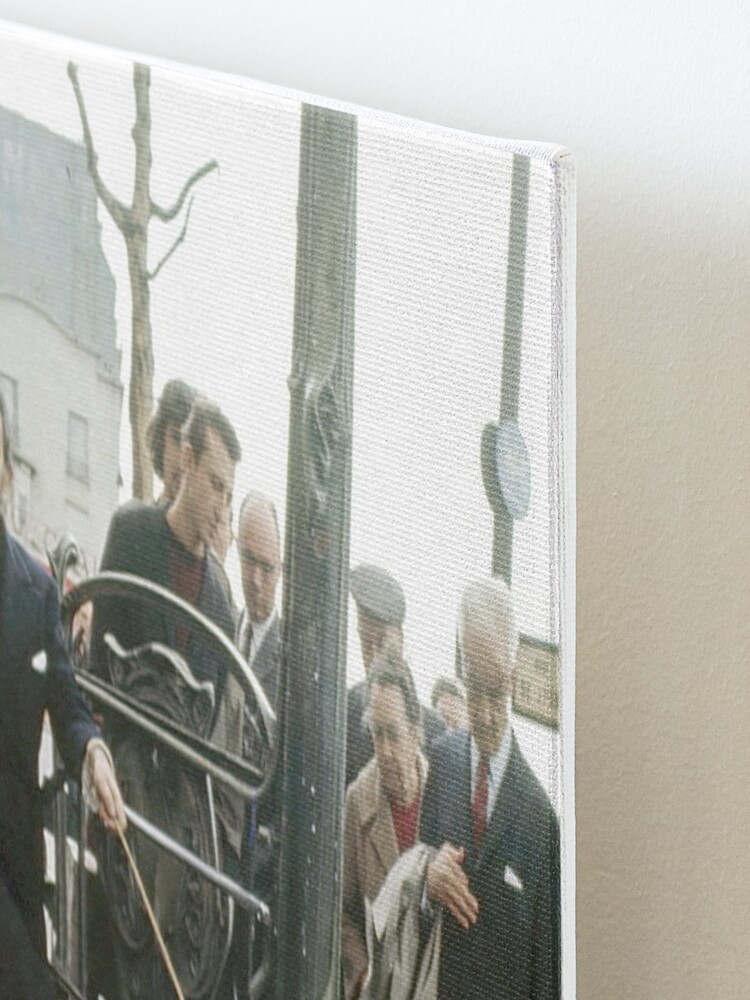 "Salvador Dalí Takes His Anteater for a Stroll in Paris, 1969" Mounted Print for Sale by