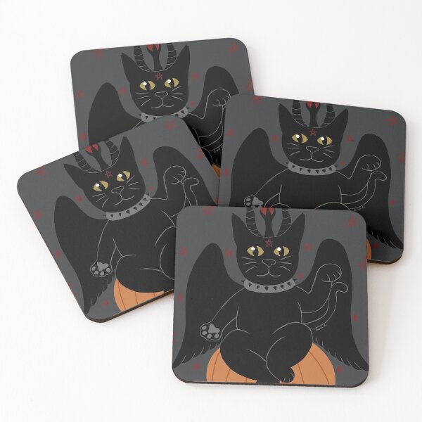 Item preview, Baphomet Kitty designed and sold by -SpookyCatLady.
