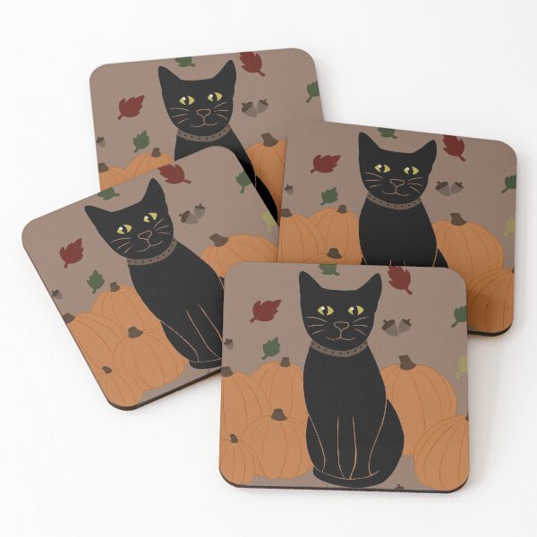 Item preview, Fall Kitty designed and sold by -SpookyCatLady.