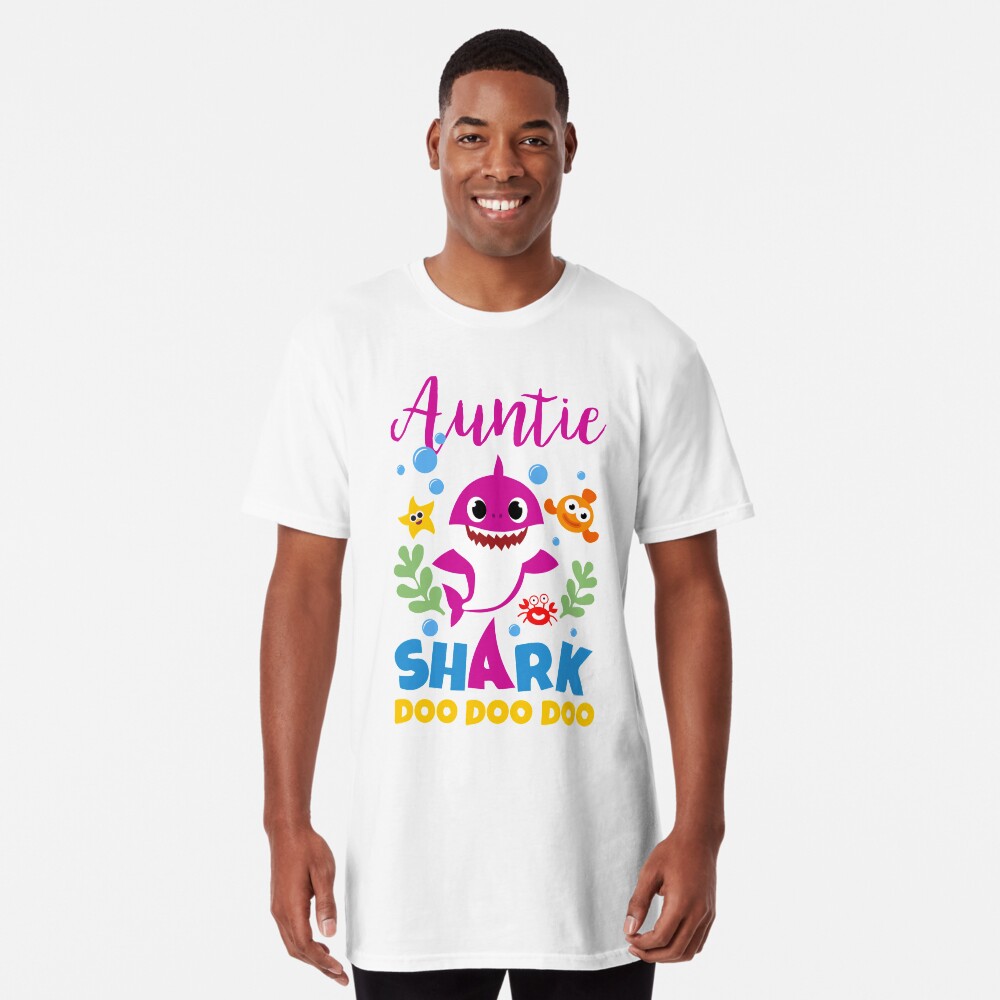 Aunty shark best sale t shirt