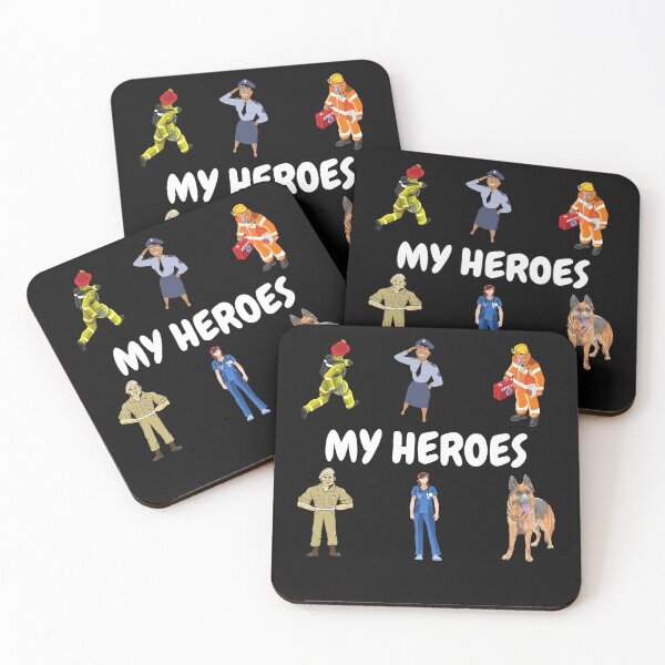 Item preview, My Heroes, First Responders designed and sold by RogerWBDesigns.