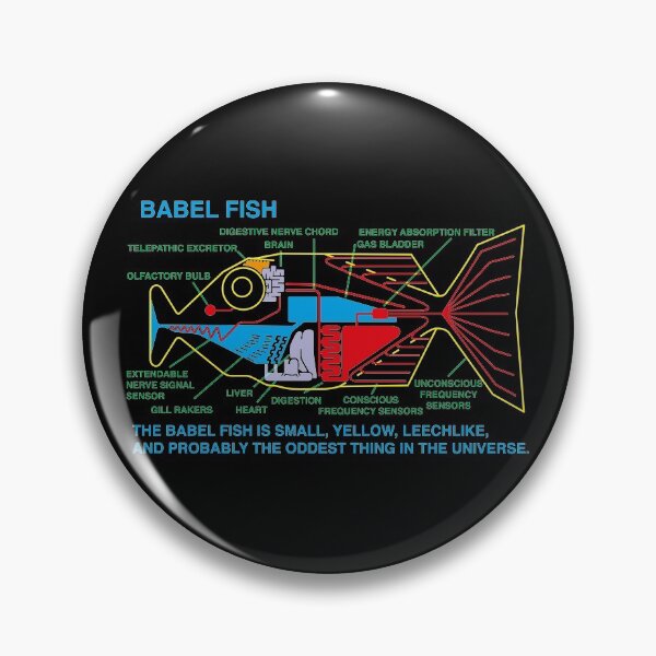 Item preview, NDVH Babel Fish H2G2 designed and sold by Nik’s T-Shirts.