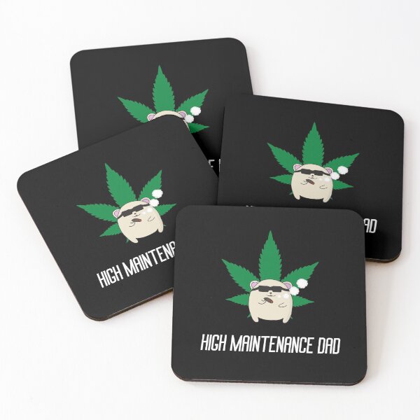 Item preview, High Maintenance Dad 420 Weed T-shit designed and sold by munlight.