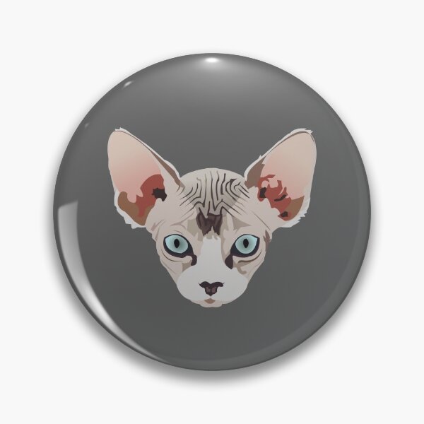 Item preview, Ellen the Sphynx Cat designed and sold by KCPetPortraits.