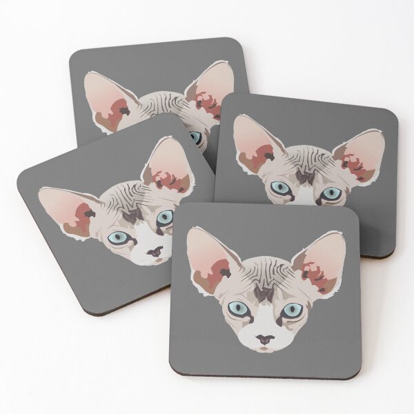 Item preview, Ellen the Sphynx Cat designed and sold by KCPetPortraits.