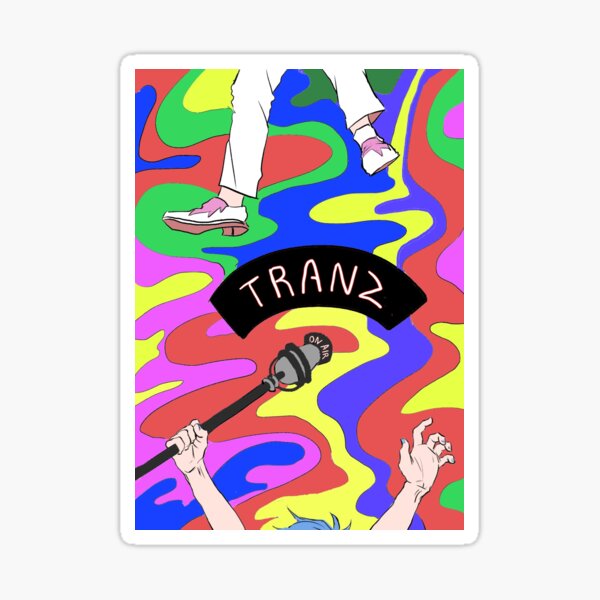 Gorillaz Tranz Pegatina