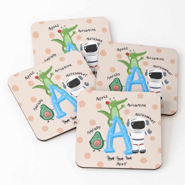 Item preview, Alphabet A designed and sold by The Curious Monkey.