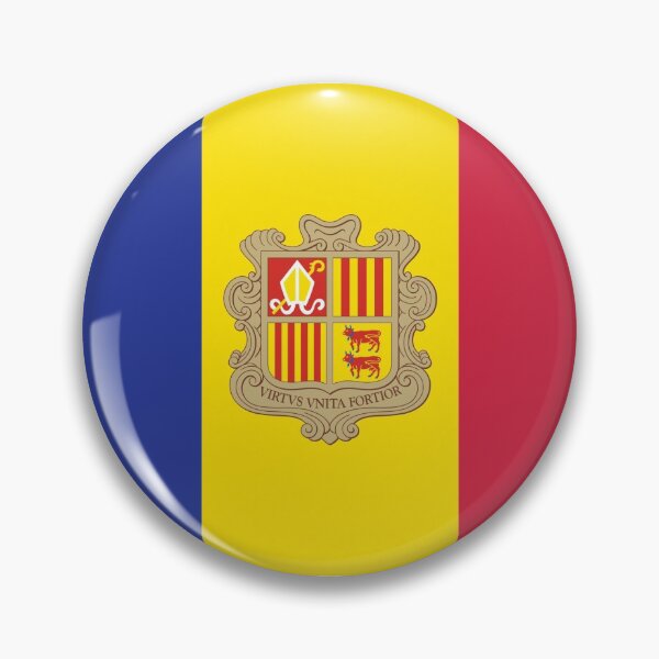 Item preview, Small Andorran flag classic t-shirt designed and sold by Jesse  Weijer.
