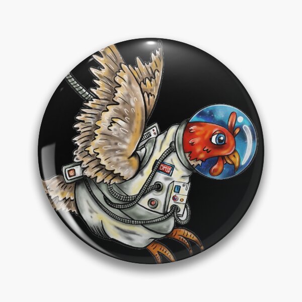 Artikelvorschau, Space Chicken ohne Hintergrund entworfen und verkauft von LittleDee83.