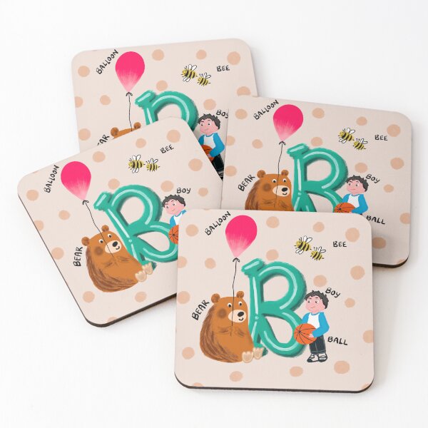 Artikelvorschau, Alphabet B. entworfen und verkauft von The Curious Monkey.