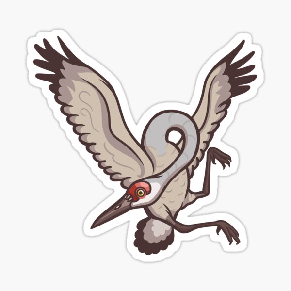 Item preview, Sandhill Crane designed and sold by Eambo's Cave.