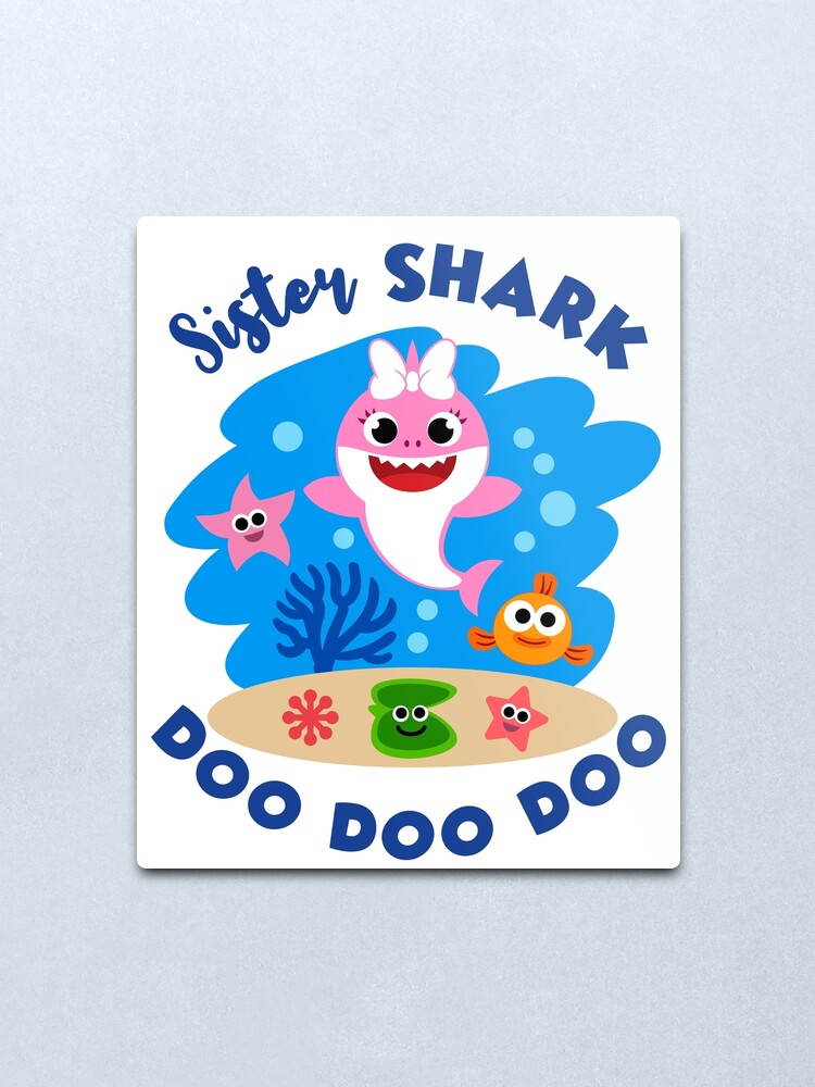 Sister Shark Gift Cute Baby Shark Design Matching Family Set Doo Doo