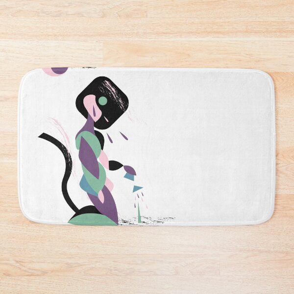 Item preview, Man Crying And Water Plants Geometric Bauhaus Green Pink Purple designed and sold by jcastanedaBKLN.