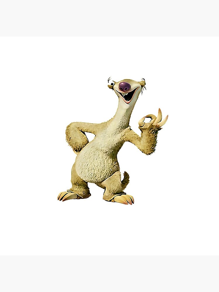 Sid The Sloth Pin For Sale By Spicysriracha Redbubble   Flat,750x,075,f Pad,750x1000,f8f8f8 